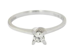 0.11 Karat Tektaş Pırlanta Yüzük - T038924 - KOÇAK DIAMOND