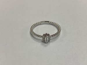 0.14 Karat Baget Pırlanta Yüzük - Z025629 - KOÇAK DIAMOND
