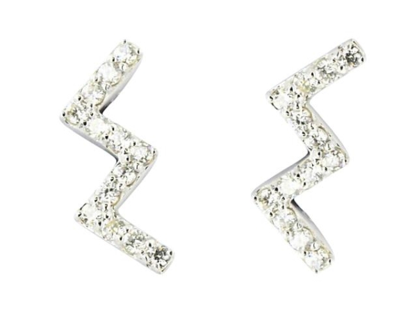 0.27 Karat Fantezi Pırlanta Küpe - K014510 - 1