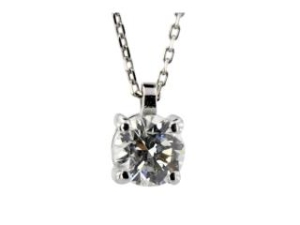 0.31 Karat Tektaş Pırlanta Kolye - L022307 - KOÇAK DIAMOND
