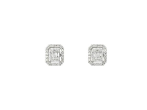 0.33 Karat Baget Pırlanta Küpe - LK00216 - KOÇAK DIAMOND