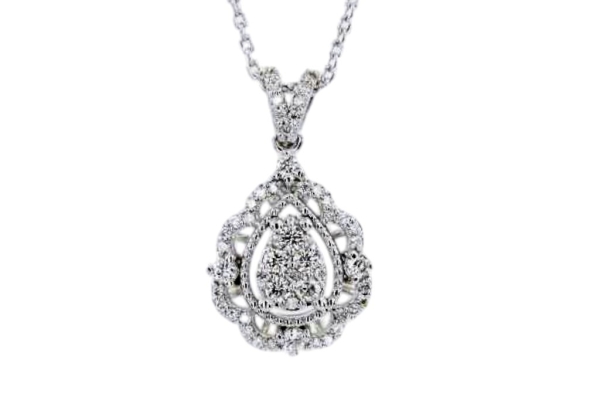 0.39 Karat Fantezi Pırlanta Kolye - L022556 - 1