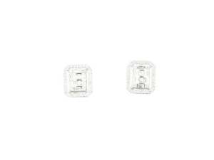 0.44 Karat Baget Pırlanta Küpe - VK00610 - KOÇAK DIAMOND