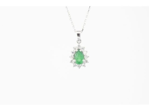 0.54 Karat Renkli Taşlı Pırlanta Kolye - RL10948 - KOÇAK DIAMOND