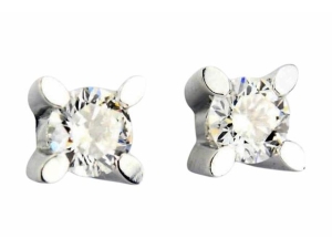 0.61 Karat Tektaş Pırlanta Küpe - K014760 - KOÇAK DIAMOND