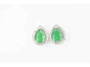 0.76 Karat Renkli Taşlı Pırlanta Küpe - RK06990 - KOÇAK DIAMOND