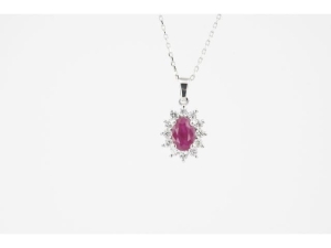0.97 Karat Renkli Taşlı Pırlanta Kolye - RL10620 - KOÇAK DIAMOND