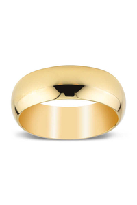 14 Ayar Altın 6.5 mm Sade Alyans - bende