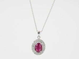 1.57 Karat Renkli Taşlı Pırlanta Kolye - RL03593 - KOÇAK DIAMOND