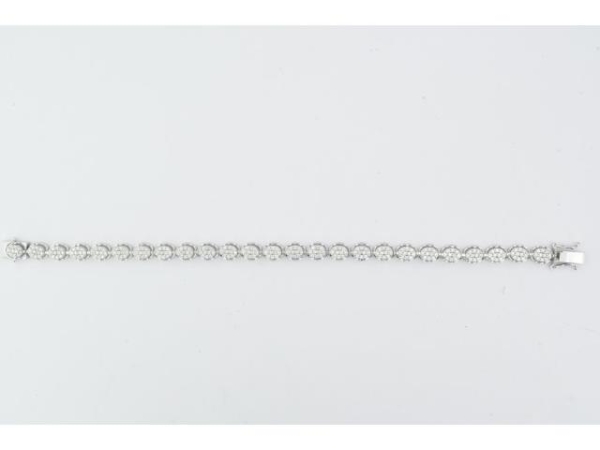 1.85 Karat Su yolu Pırlanta Bileklik - E005280 - 1