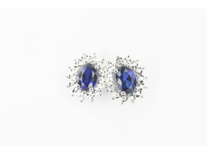 1.95 Karat Renkli Taşlı Pırlanta Küpe - RK07075 - KOÇAK DIAMOND